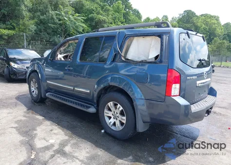 2008 Nissan Pathfinder Le из США, поврежденный, VIN 5N1AR18U18C617985